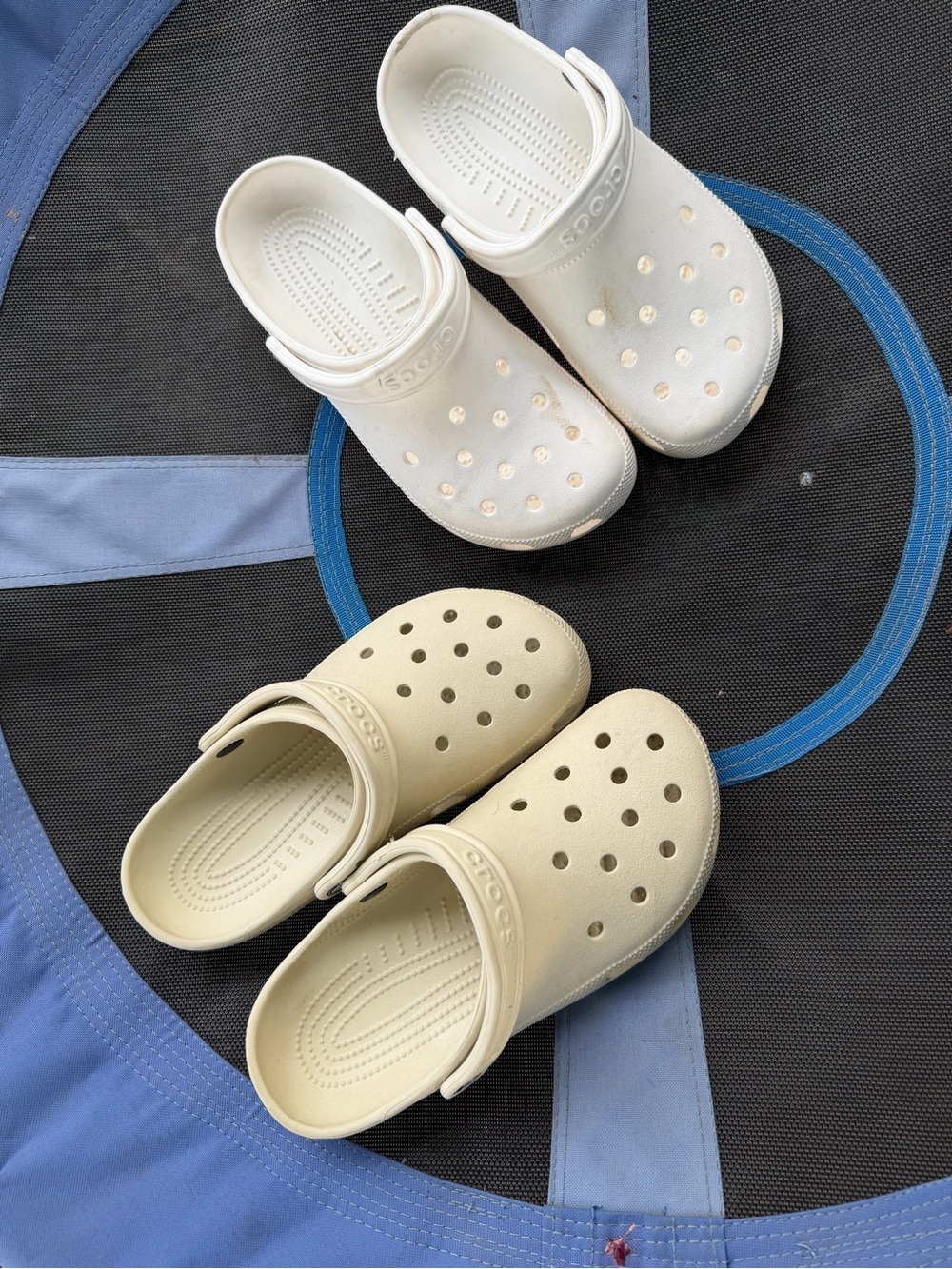 Crocs Classic Clog men’s  8 (women’s 10)Cream 2-Pair Set